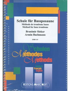 SLOKAR & BACHMANN-Trombone basse Méthode pour trombone basse