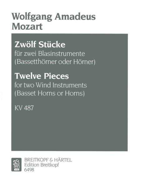 MOZART W.A.-Duos (K.487) per 2 corni