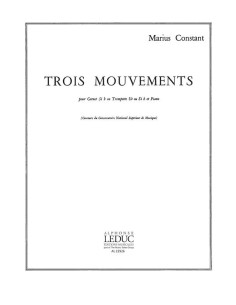 CONSTANT F.-Trois Mouvements per Tromba (Cornetta) e Pianoforte