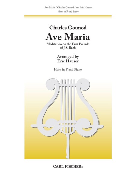 GOUNOD C.-Ave Maria per corno e pianoforte (Hauser)