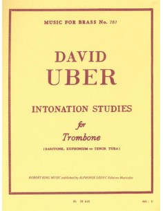 UBER D.-Intonation Studies para Trombon
