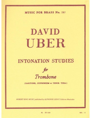 UBER D.-Studi di intonazione per trombone