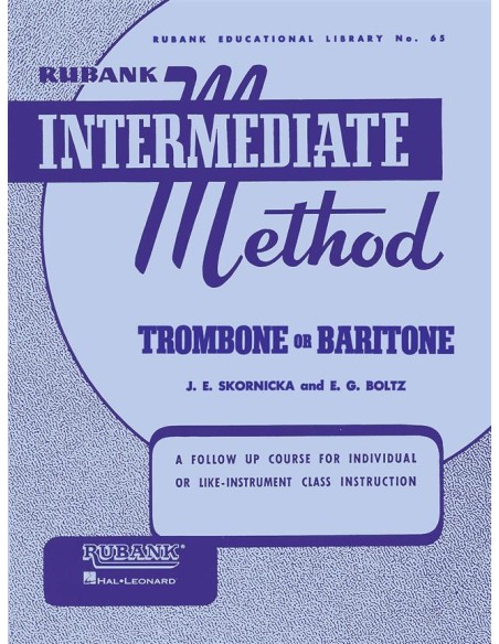 RUBANK-Intermediate-Methode für Posaune oder Bariton (Skornicka/Boltz)