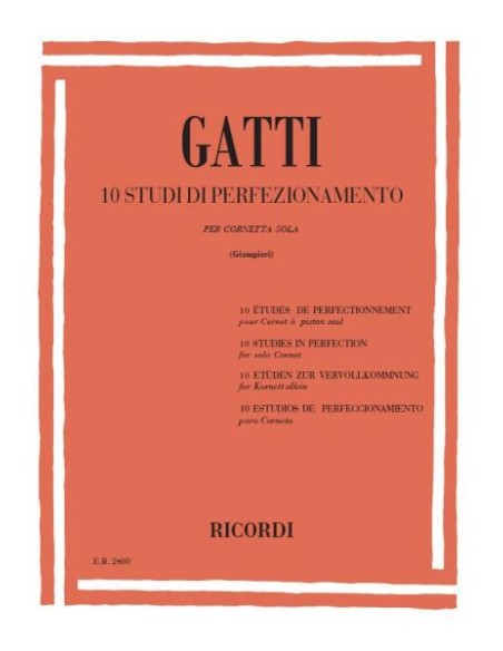 GATTI D.-Advanced Studies (10) for Trumpet (Cornet)