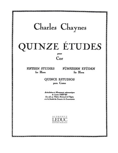 CHAYNES C.-Studies (15) for Horn