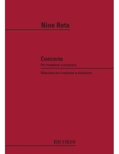 ROTA N.-Concerto per trombone e pianoforte