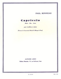 BONNEAU P.-Capriccio per Trombone e Pianoforte