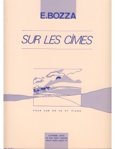 BOZZA E.-Sur les Cimes pour cor et piano