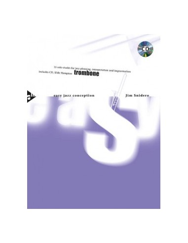 SNIDERO J.-Easy Jazz Conception per Trombone (Inc.CD)