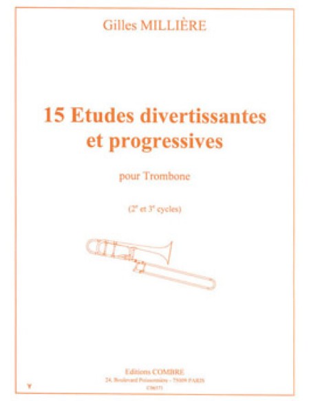 MILLIERE G.-Studies (15) Divertente e Progressivo per Trombone