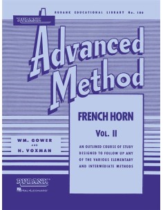 RUBANK-Advanced Method für Waldhorn Vol.2 (Voxman/Gower)