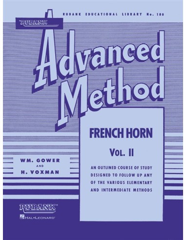 RUBANK-Advanced Method für Waldhorn Vol.2 (Voxman/Gower)