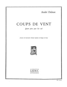 DUBOST A.-Coups de Vent (4 pezzi) per corno