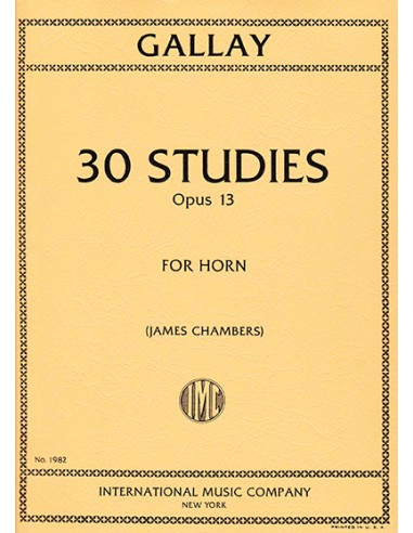GALLAY J.F.-Studi (30) Op.13 per corno (Chambers)