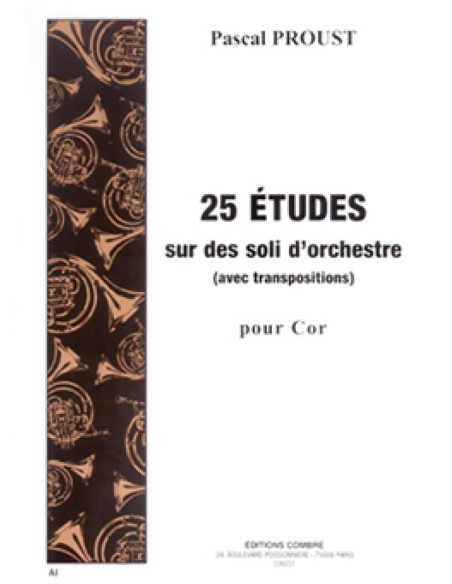 PROUST P.-Studies (25) for Horn