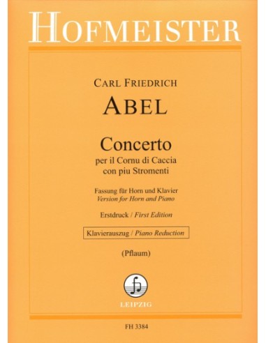 ABEL C.F.-Concerto per corno e pianoforte (Pflaum)