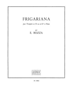 BOZZA E.-Frigariana per Tromba e Pianoforte