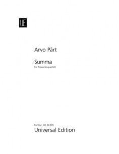 PART A.-Summa for 4 Trombones (Score)