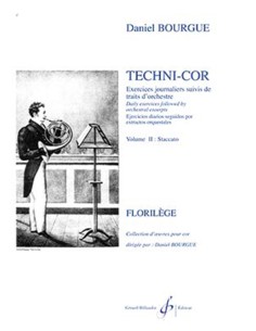 BOURGUE D.-Techni Cor Vol.2 : Staccato pour cor