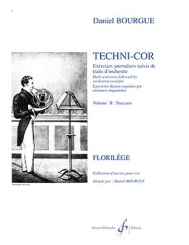 BOURGUE D.-Techni Cor Vol.2: Staccato per corno