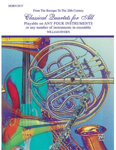 RYDEN W.-Classical Quartets for All for 4 Horns