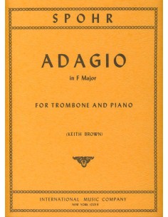 SPOHR L.-Adagio in Fa maggiore Op.115 per trombone e pianoforte (Brown)