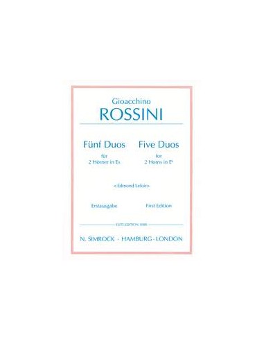 ROSSINI G.-Duos (5) per 2 corni (Leloir)