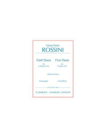 ROSSINI G.-Duos (5) für 2 Hörner (Leloir)