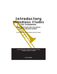 RAPH A.-Introductory Melodious Etudes pour trombone