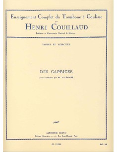 BLEGER M.-Caprichos (10) per trombone (Couillaud)