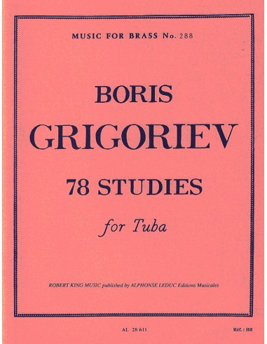 GRIGORIEV B.-Studies (78) for Tuba