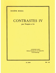 BOZZA E.-Contrasti IV per corno e tromba