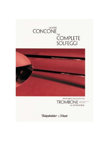 CONCONE G.-Il Solfeggi Completo per Trombone (Korak)