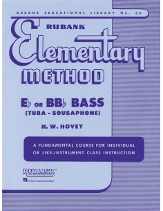 RUBANK-Elementarmethode für Tuba Es- oder BBb-Bass (Hovey)