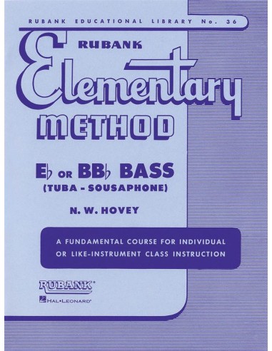 RUBANK-Elementarmethode für Tuba Es- oder BBb-Bass (Hovey)