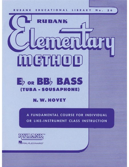 RUBANK-Elementarmethode für Tuba Es- oder BBb-Bass (Hovey)