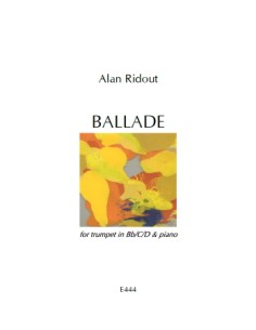 RIDOUT A.-Ballata per Tromba e Pianoforte