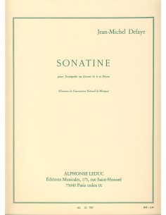DEFAYE J.M.-Sonatine per Tromba e Pianoforte