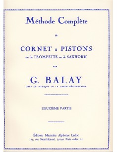 BALAY G.-Methode Complete Vol.2 for Trumpet (Cornet)