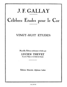 GALLAY J.F.-Studien (28) Op.13 für Horn (Thevet)
