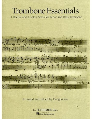 YEO D.-Trombone Essentials per trombone (tenore e basso) e pianoforte