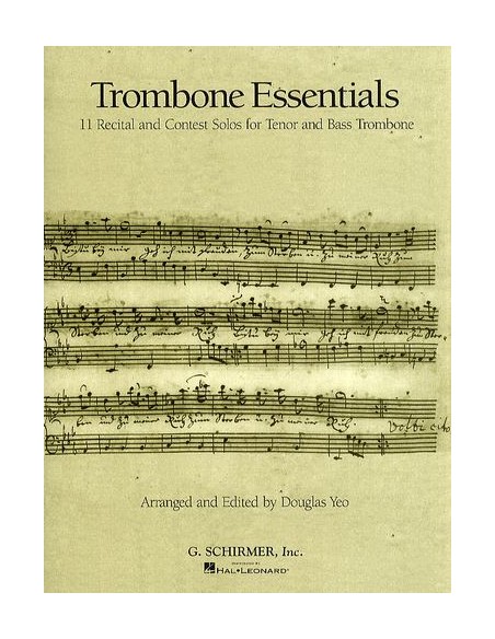 YEO D.-Trombone Essentials per trombone (tenore e basso) e pianoforte