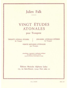 FALK J.-Studi atonali (20) per tromba
