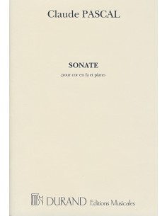 PASCAL C.-Sonate pour cor et piano