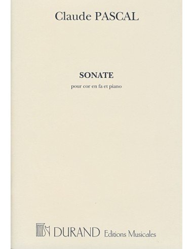 PASCAL C.-Sonata per corno e pianoforte