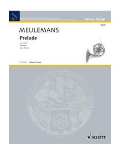 MEULEMANS A.-Preludio per corno e pianoforte