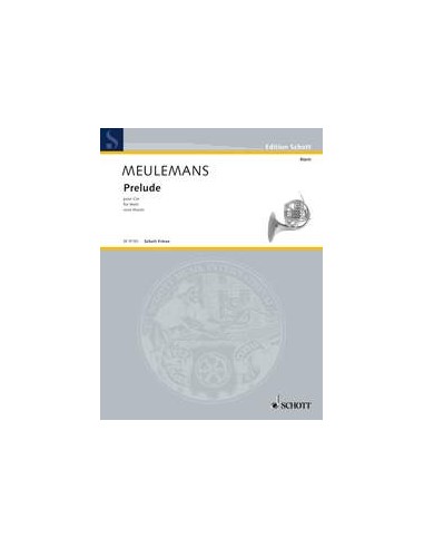 MEULEMANS A.-Preludio per corno e pianoforte