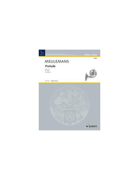 MEULEMANS A.-Preludio per corno e pianoforte