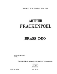 FRACKENPOHL A.-Duo in ottone per corno e tuba