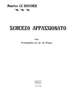 LE BOUCHER M.-Scherzo Appassionato for Trumpet and Piano